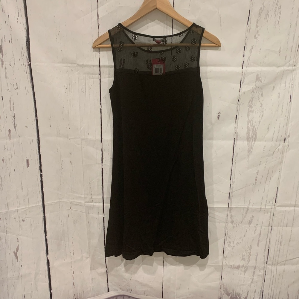 Vince Camuto little black embroidered dress - Picture 4 of 5